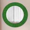 Ø50cm Spiegel - Glasrahmen mit Aufdruck - Wandspiegel Produktbild-Vorschau 1