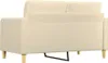 vidaXL 2-Sitzer-Sofa Creme 140 cm Stoff Produktbild-Vorschau 5