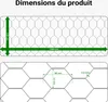 Filo per voliere Wiltec 10 x 1 m, filo per conigli con Anteprima dell’immagine prodotto 9