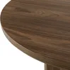 Jedálenský stôl FABER Jedálenský stôl, oválny stôl, tmavý Náhľad obrázku produktu 6