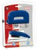 Novus Twinset Heftgerät E15/ Locher E 210 blau/grau, im Produktbild-Vorschau 2