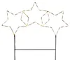 A close-up studio shot of a lighted star decoration. Produktbild-Vorschau