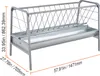 Alimentatore di fieno per bestiame VEVOR, mangiatoia 2 in 1 Anteprima dell’immagine prodotto 8
