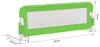 vidaXL Chránič postele pre batoľatá zelený 120x42 cm Náhľad obrázku produktu 7