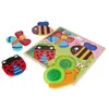 HOLZ puzzle für Kinder, GROßES Lernpuzzle, Tiere im Garten Produktbild-Vorschau 7