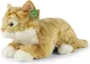 RAPPA Peluche chat tabby rouille 40 cm ECO-FRIENDLY Voir les images du produit 1