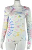 Longsleeve - Batik - Tie dye - Sun - creme - pastell-bunt Produktbild-Vorschau 1