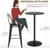 HOMCOM Bartisch Stehtisch Esstisch Runder Tresentisch, Produktbild-Vorschau 7