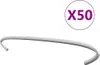 vidaXL Distanziatori per gabbioni 50 pz. Acciaio zincato 20 Anteprima dell’immagine prodotto 3