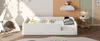 Łóżko tapicerowane 90x200 z barierką zabezpieczającą i Podgląd zdjęcia produktu 8