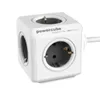 A white PowerCube power strip with multiple outlets is shown against a white background. Produktbild-Vorschau