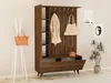 Skye Decor, Lala - Walnut, Schränke, Flurständer, Nussbaum, Produktbild-Vorschau 1