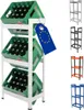 MODO24 Getränkekistenregal 3 Kisten, Helios, Metall, Produktbild-Vorschau 1