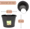 Blumentopf für Regenrohr Fallrohr Blumentopf Regenrohr Produktbild-Vorschau 2