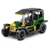Classic Car Oldtimer grün Bausteinset mit Pullback-Funktion Produktbild-Vorschau 2