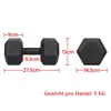 Yaheetech 3 Stück Hantel-Set 8 kg Kugelhantel und 2 Stück 5 Produktbild-Vorschau 10
