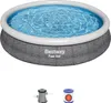 Bestway Fast Set Rattan-Pool-Set mit Filterpumpe Náhled obrázku produktu 8