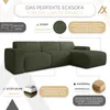 AX LIVING Couch Sofa L Form Didim mini Grün 310 cm breit, Produktbild-Vorschau 5