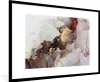 MuchoWow® Gerahmtes Poster Rot - Marmor - Gold 90x60 cm - Produktbild-Vorschau 1