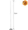 A single candle wick with a metal base, shown vertically with a measurement indicator and a logo. Podgląd zdjęcia produktu
