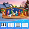 Aufblasbare Weihnachtskrippe 3,6 m mit LED, Geburt Jesu Produktbild-Vorschau