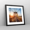 Gerahmtes Poster - Schwarzer Rahmen - New York Brücke - Produktbild-Vorschau 8