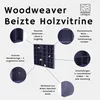 Woodweaver | Holzregal 28 Fächer | 45x40x3,5cm | Marineblau Produktbild-Vorschau 9