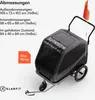 Klarfit Fahrrad-Hundeanhänger mit 324 L XXL-Volumen, Hybrid Produktbild-Vorschau 7