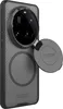 A smartphone case with a magnetic lens cover is shown against a white background. Produktbild-Vorschau