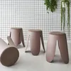 sweeek - 4er Set stapelbare Hocker, strukturierter Produktbild-Vorschau 1