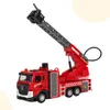Malplay Camion de pompiers en métal avec échelle, lumières Voir les images du produit 10