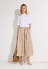 MORE & MORE Poplin Skirt 0214 powder beig 38 Produktbild-Vorschau 4