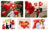 28 Stück LOVE Herz XXL Folienballon Set rot gold – Produktbild-Vorschau 10