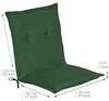 Beautissu Sedia da giardino con schienale basso Loft NL, Anteprima dell’immagine prodotto 4