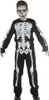 Overall Skelett Boy Halloween Kostüm, Groesse:128 Produktbild-Vorschau 1