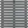 A top-down view of a grey slatted shower mat. Produktbild-Vorschau