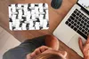 MuchoWow® Mauspad Mousepad Muster - Schwarz und Weiß - Produktbild-Vorschau 3