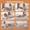 COSTWAY Cuscino per le gambe con rivestimento sfoderabile, Anteprima dell’immagine prodotto 4
