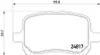 TEXTAR Bremsbeläge Satz Vorne für CHEVROLET HHR MPV 2481701 Produktbild-Vorschau 2