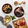 2x Juego Miska na tapas Ø14,3cm Olivová miska hliněná Náhled obrázku produktu 3