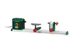 A woodworking lathe is displayed against a white background. Produktbild-Vorschau