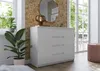 MINIO go for it, Commode IDEA 4, 2 portes 4 tiroirs Blanc Voir les images du produit 2