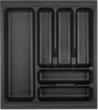 ORGA-BOX VIII Besteckeinsatz 411 x 480 x 55 mm Lavagrau mit Produktbild-Vorschau 1