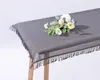 Gartentischdecke Fransen Gartendecke Weichschaum PVC 130 x Produktbild-Vorschau 4