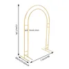 2.2 meter hoge bruiloftboog, rozenboog, grote gouden Productafbeelding-voorbeeld 2