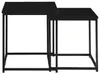 Beistelltisch-Set LINA 2-teilig, Eiche schwarz Nachbildung, Produktbild-Vorschau 3