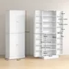 HOMCOM Armoire de cuisine buffet cuisine vaisselier meuble Voir les images du produit 5