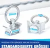Single Fitting Airlineschiene Einfach 10 Stück 900 daN Produktbild-Vorschau 4