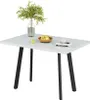tavolo da pranzo allungabile Vicco Tisko Bianco/nero 160 x Anteprima dell’immagine prodotto 5