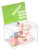 Zeigis® Spendenbox mit Plakateinschub in DIN A6 Quer mit Produktbild-Vorschau 1